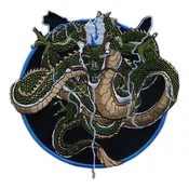 shumee Našitek kitajskega zmaja - magnetna podlaga - vezen našitek/značka/emblem