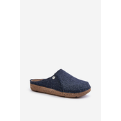 Mens home footwear slippers Inblu dark blue