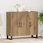 Kreveta Umjetnicki hrast 90 x 34 x 80 cm Konstruirano drvo