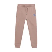 Calvin Klein Jeans Hlače kamela / modra / bela