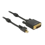 Delock Mini-DP - DVI-D, aktiv, 4K, 2m