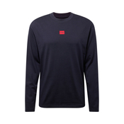 HUGO Sweater majica Diragoto, tamno plava / crvena / crna