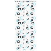 Rolo zavjesa za tuš s kazetom 110x240 cm širina tkanine 106 cm