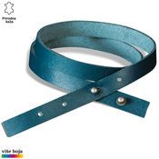 Princ Leather Kožna narukvica, Unisex, Petrolej