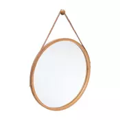 FIVE ogledalo okruglo bambus okvir d.38x1.5cm staklo