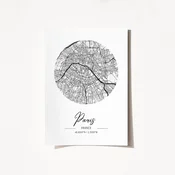 Wallity Poster France Paris-2068, 42x59,4 cm