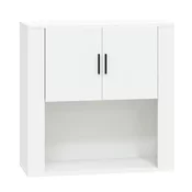 MAISON CHIC Stenska omarica - Zidna omarica bela 80x33x80 cm inženirski les iu773, (22063584)