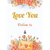 Giftic Cestitka Volim te