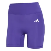 ADIDAS PERFORMANCE Športne hlače Optime Essentials vijolično modra/bela