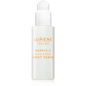 Lumene VALO Nordic-C nočni serum za posvetlitev in zgladitev kože 30 ml