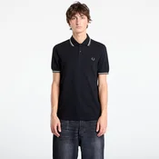 Majice FRED PERRY Twin Tipped Fred Perry Shirt Blk/ Ecr/ Lrlwgren S