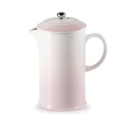 French press aparat za kavo 1 l, SHELL PINK, kamnita posoda, Le Creuset