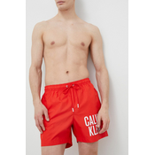 Red Mens Calvin Klein Underwear Swimsuit - Mens