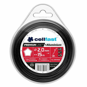 Najlon za trimer za travu PREMIUM zvezda 2.7mm 15m Cellfast