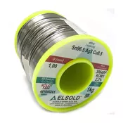 Tinol žica Elsold Sn96.5/Ag3/Cu0.5, 1mm 1kg