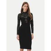 Marciano Guess Cocktail obleka G6BK41 Z1924 Črna Slim Fit