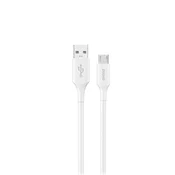 Dudao DUDAO MICRO USB KABEL 6A 1,2M ZA ANDROID TELEFONE, HITRO POLNJENJE, BEL, (5000259878)