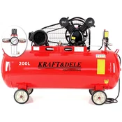 Oljni kompresor 200L 2 bata KD1473 + Separator!