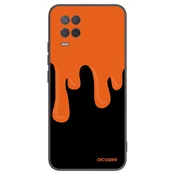 Silikonski črni ovitek za Realme 8 5G - Orange spooky
