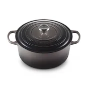 Casserole kozica SIGNATURE 28 cm, 6,7 l, FLINT, lito železo, Le Creuset