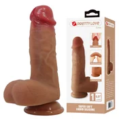 LyBaile Realističen silikonski dildo s priseskom Pretty Love Curtis, 6,8