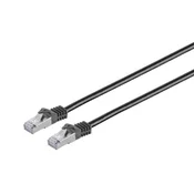 CAT7 S/FTP omrežni kabel 0,5m črn
