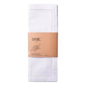 Siva bombažna preproga 32 x 48 cm 2 kosa — Basic Ambiente - 596405