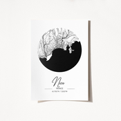 Wallity Poster France Nice-2069, 50x70 cm