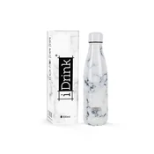 iTOTAL Boca Metalna 500ml Marble Bela ID0425