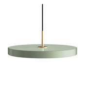 Svetlo zelena LED viseča svetilka s kovinskim senčnikom o 43 cm Asteria – UMAGE