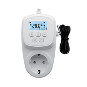 Prog. žicni digitalni sobni termostat sa uticnicom