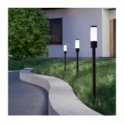 Eglo 902042 - Komplet 3x LED zunanja svetilka ZANCARO LED/1W/230V IP44 črna