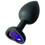 Sunfo sil.plug lila heart S