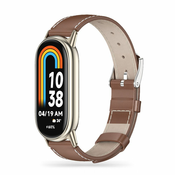 JEREMEN HEYBAND LEATHERFIT XIAOMI SMART BAND 8/8 NFC BROWN