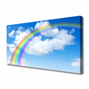 tulup.si Slika na platnu Rainbow sky oblaki narava 100x50 cm