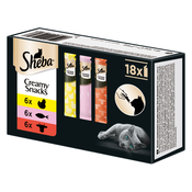 Multipakiranje: Sheba Creamy Snacks - 18 x 12 gBESPLATNA dostava od 299kn