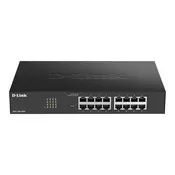 D-Link DGS-1100-16V2 Managed L2 Gigabit Ethernet (10 /100 /1000) Black