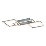 Rabalux Luster Ellinor, LED, 40W, 3000-6500K, 55x45cm, Sivi