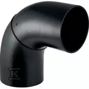 Geberit PEHD koleno 200/90, črne barve (HDPE drenaža)