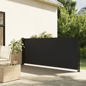 Vidaxl vidaXL Zložljiva stranska tenda črna 140 x 600 cm
