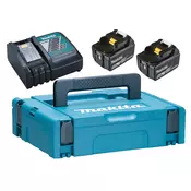 MAKITA set za napajanje BL1850B x2, DC18RC x1