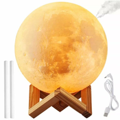 LED 3D luna vlažilec zraka difuzor 880ml touch