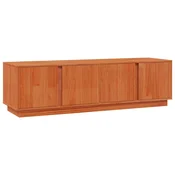 Vidaxl TV omarica Voskan Rjava 140 x 40 x 40 cm Masivna borovina