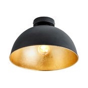 B.K. Licht 1322 - Plafonsko svetlo 1xE27/60W/230V crna/zlatna