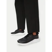 Calvin Klein Superge Eva Runner Laceup Sock Mat Mix YM0YM01443 Črna
