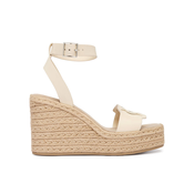 Calvin Klein Espadrile Wedge Espad 70 Embl Lth HW0HW02897 Bež