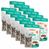 Calibra Cat Life Sterilised Losos v omaki 12 x 85 g