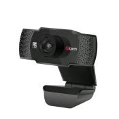 Spletna kamera C-TECH CAM-11FHD, 1080P, mikrofon, črna
