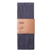 Jekleno siva bombažna tekačica 32 x 48 cm 2 kosa — Basic Ambiente - 596406
