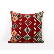 Aberto Design Esmeli v3 Red Dekorativni jastuk, 50 x 50 cm, Šareni